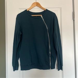 Universal Standard Zip-Detail Sweatshirt - EUC